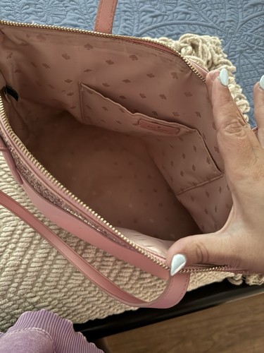kate spade pink glitter purse - Picture 2 of 2