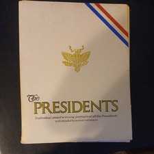VINTAGE THE PRESIDENTS INDIVIDUAL PORTRAITS OF THE PRESIDENTS 1-37h