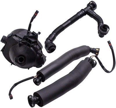Ensun Crankcase Vent Valve Oil Separator with Breather Hose Kit Set... 