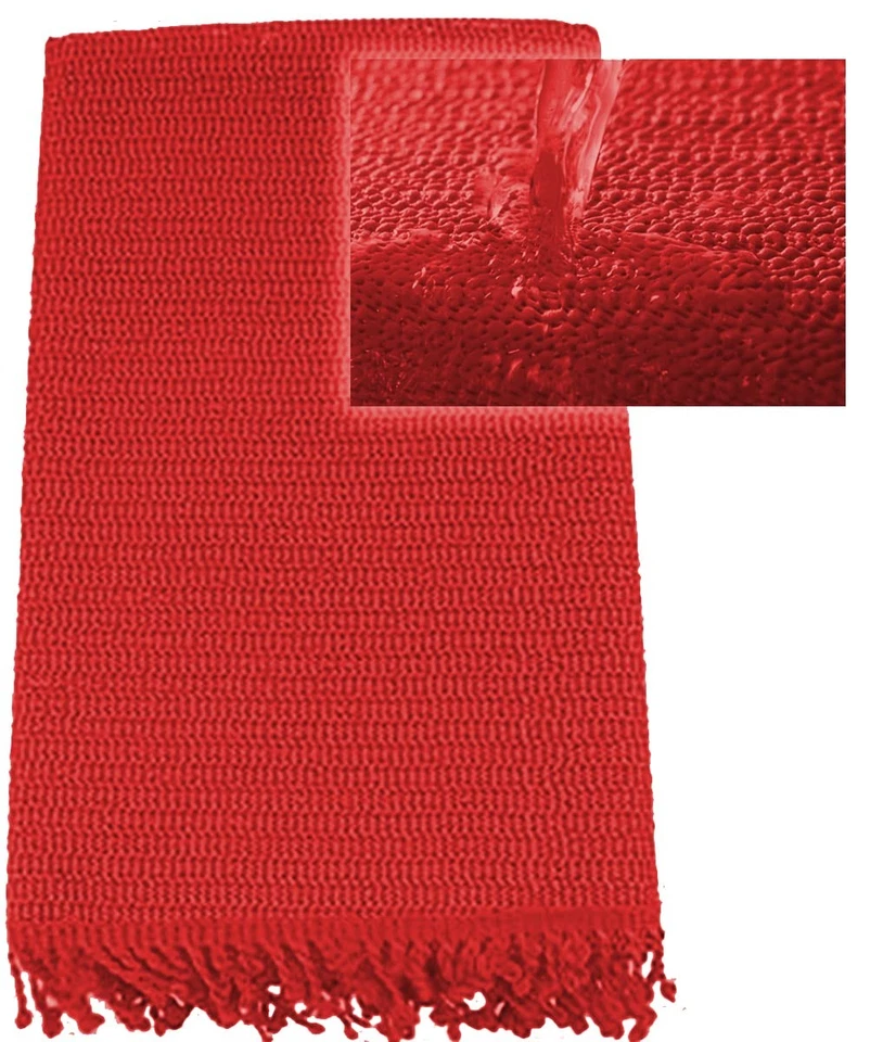 Gartentischdecke 110x140 cm Tischdecke mit Fransen Outdoor Tischtuch rechteckig - Bild 3 von 4