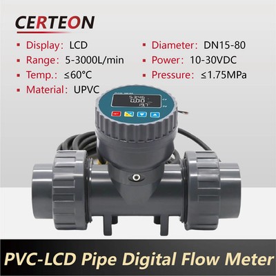 Digital Flow Meter: High-Flow, Large-Diameter Water Flow Sensor for Pipelines