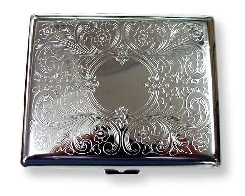 Etched Cigarette Case Victorian Style Metal Holder for Regular, King and  100's S 849344013426| eBay