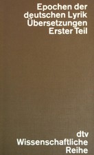 Epochen der deutschen Lyrik: Übersetzungen. ...