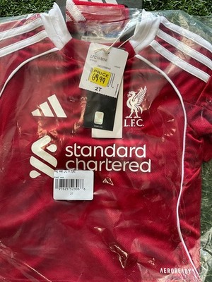 adidas Liverpool FC Home Mini Kit 25/26 - Red | eBay