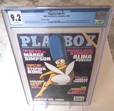 Playboy Marge Simpson CGC 9.2 Grade November 2009 Collector's Edition