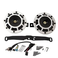 Waterproof Car Horn Loud Super tone High white horn with harness and bracket