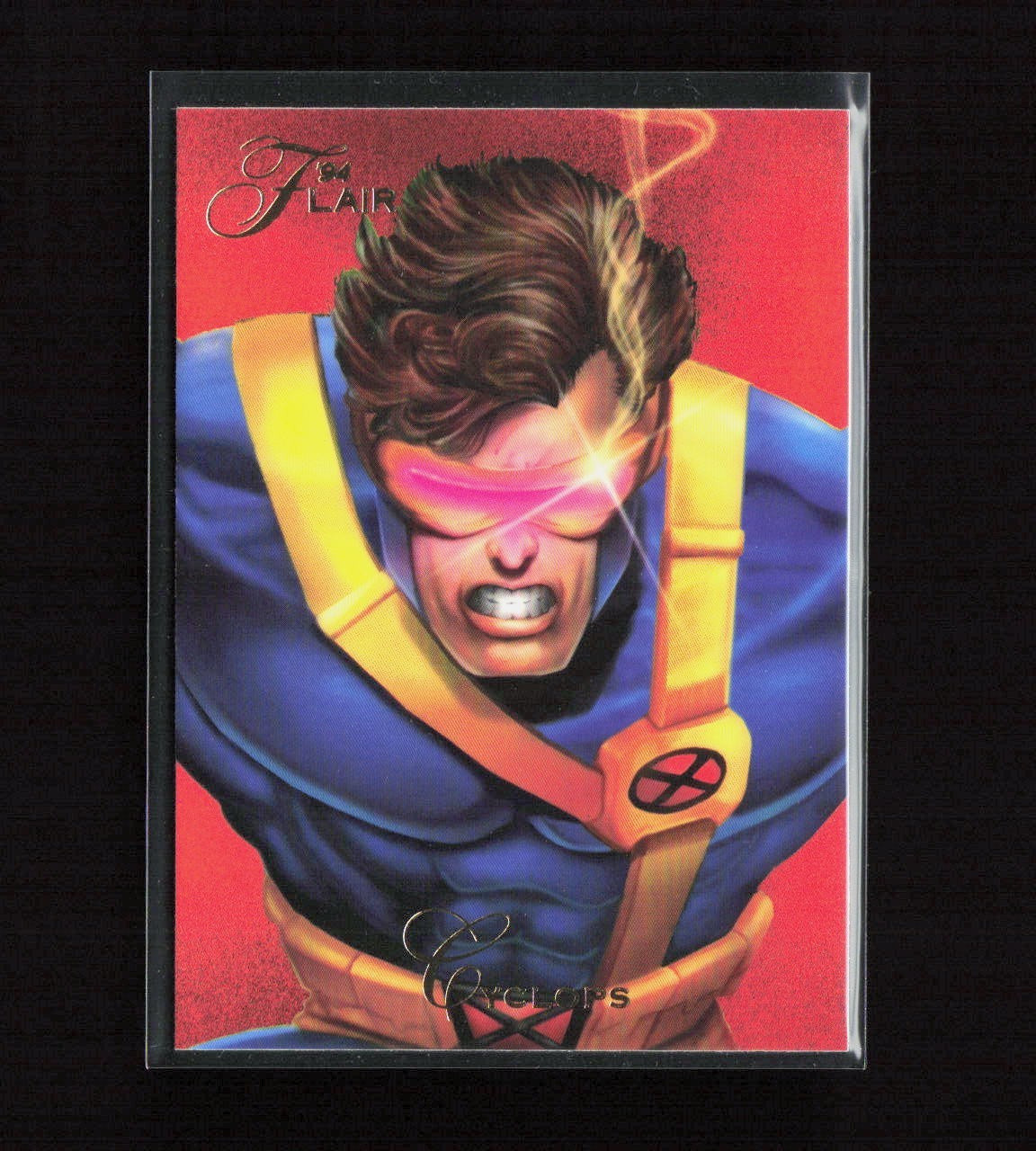 1994 Marvel Annual Fleer Flair Cyclops X-Men Blue #NNO