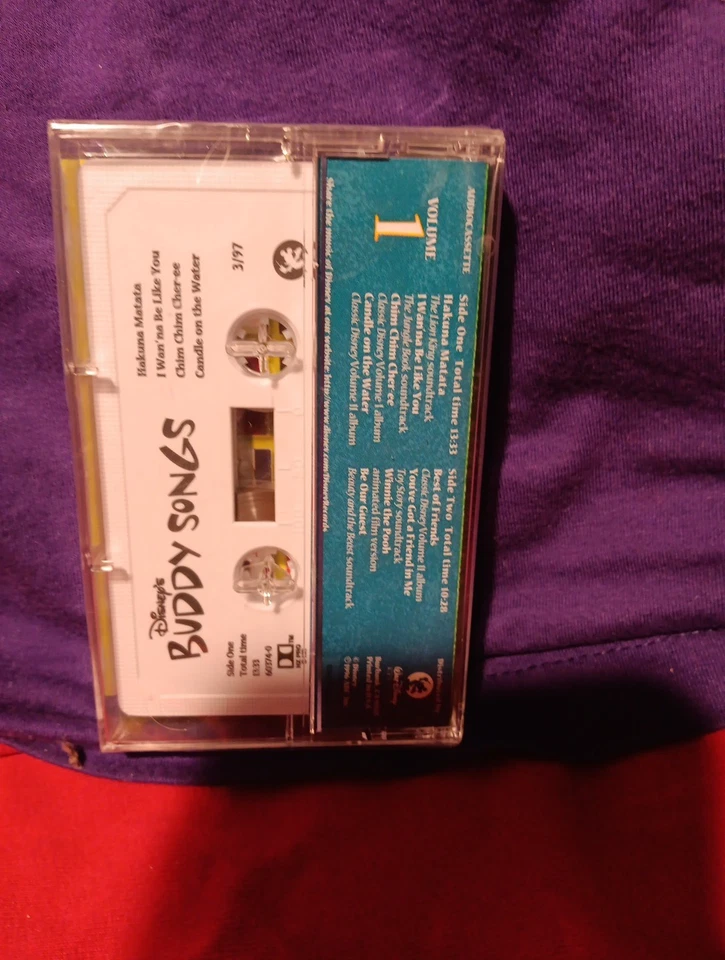Mcdonald's Disney Buddy Songs Volume 1 McDonald's Promo Cassette Tape New sealed - Image 3 of 4