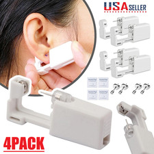 4Pcs Ear Piercing Gun Kit Disposable Disinfect Safety Earring Piercer Machine US