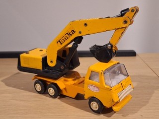 Tiny Tonka No. 968 Extended Backhoe Truck 1970 Japan