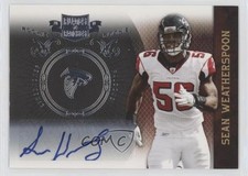 2010 Panini Plates & Patches 37/50 Sean Weatherspoon #187 Auto 1r5