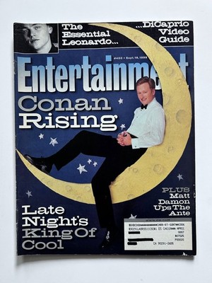 Entertainment Weekly Magazine #450 Sept 18, 1998 Conan O'Brien DiCaprio Damon