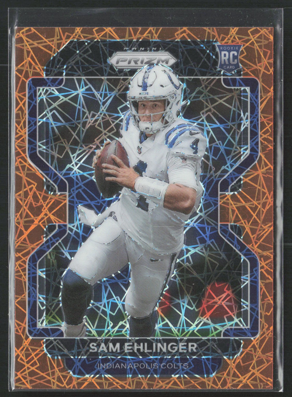 2021 Panini Prizm #395 Sam Ehlinger Lazer