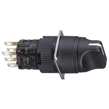 SCHNEIDER ELECTRIC  Selector Switch, 2 Pos, 16 mm, Black 55WP36