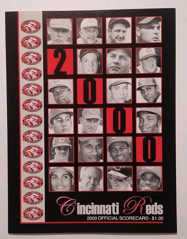 CINCINNATI REDS---2000 SCORECARD KEN GRIFFEY JUNIOR