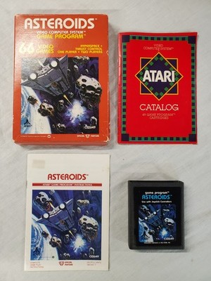 Asteroids Atari 2600 Complete In Box  CIB Tested (D022)
