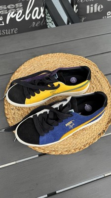 PUMA x The Hundreds Clyde blau lila gelb bunt Gr. 40 EU *wie neu*