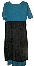 Amish Dress and Apron 36"Bust /34"Waist 52"Length Modest Handmade Green A-4