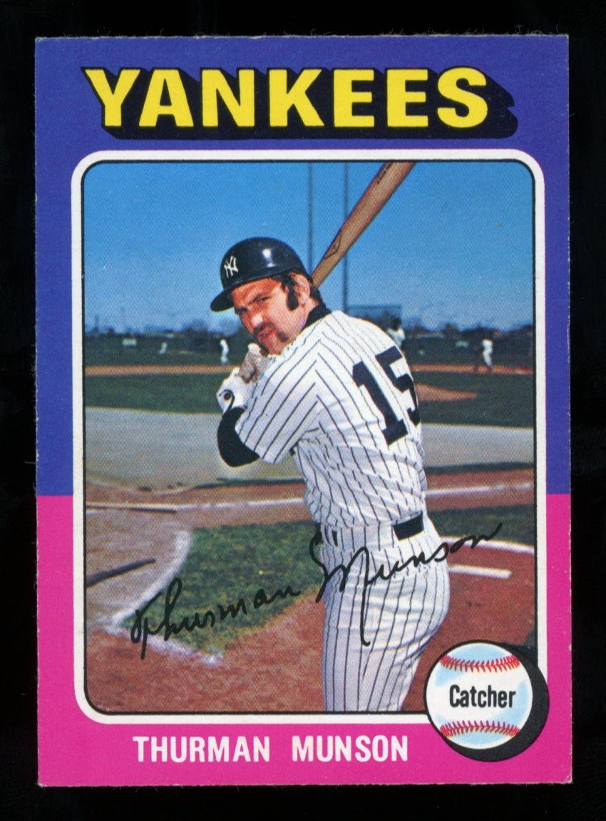1975 TOPPS OPC O PEE CHEE MLB Baseball #20 Thurman Munson EX-NM+ N Y Yankees