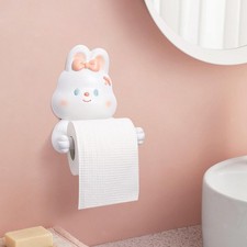 Rabbit Toilet Paper Roll Holder Professional Durability Sturdy Wall Mounted