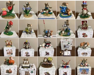 Various Fitz & Floyd/Silvestri Charming Tails Figurines