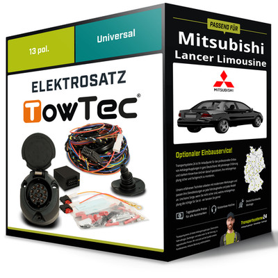 Elektrosatz 13-pol universell für MITSUBISHI Lancer Limousine 08.2003-12.2007
