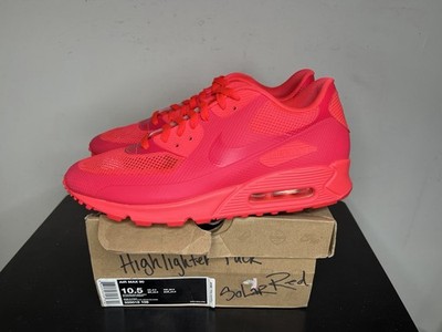 Nike エアセイバーフライトHI 90s NIKE AIR MAX 90 HYPERFUSE HYP SOLAR RED PINK SZ 11 Rare Infrared