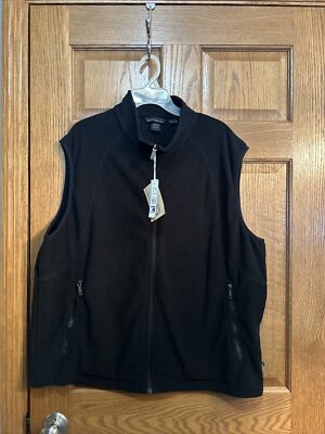 North end  E.c.o Mens XL Jacket Fleece Zip Up Vest Pockets