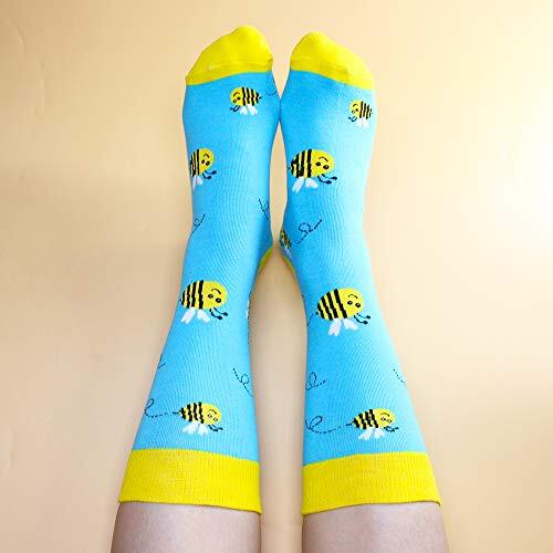 Women Fun Socks, Colorful Crazy Cool Funny Socks, Medium-Large Animal 2 - Bild 5 von 7