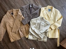 Resell Bundle- Women’s Vintage Coats Blazers Leather Suede Silk Medium & Large