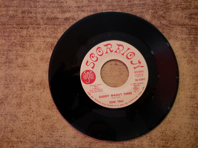 PROMO 1970s MINT-EXC TOM TALL  Do The Wrong Again With Me /Daddy Wasn't There 45