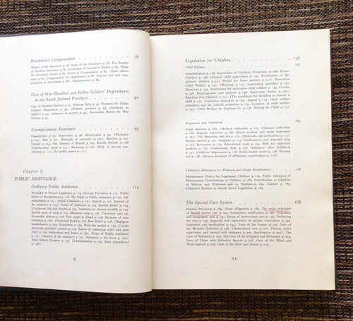 RARE 1st Edition VINTAGE 1945 Social Denmark Survey of Danish School Legislation - Picture 6 of 12