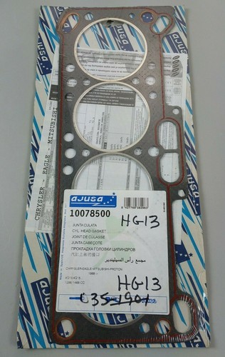 ENGINE CYLINDER HEAD GASKET AJUSA 10078500 P FOR PROTON HG13 035-1901 - Picture 2 of 2