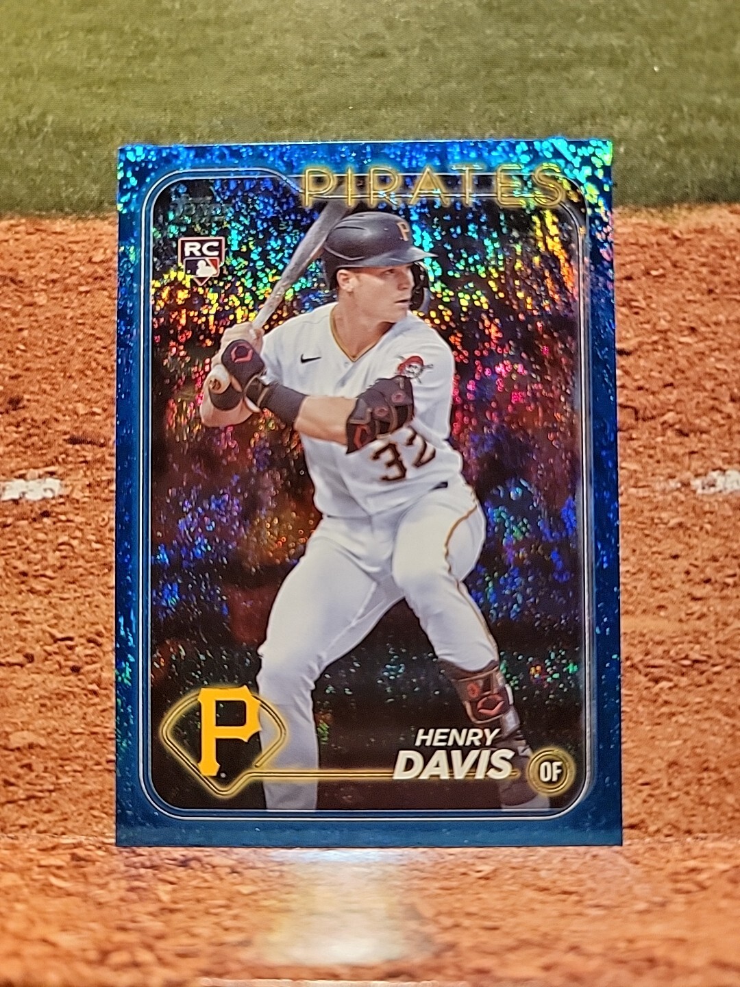 2024 Topps Series 1 - Blue Holofoil #295 Henry Davis /999 (RC)