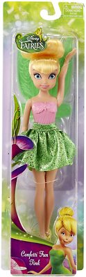 Disney  ''Peter Pan'' Fairies Tinker Bell Confetti Fun Tink Blonde w/ Green Wings