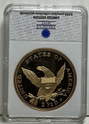 American Mint 1838 Proof Gold CLASSIC HEAD Replica Coin Archival Collection 32g - Picture 2 of 2