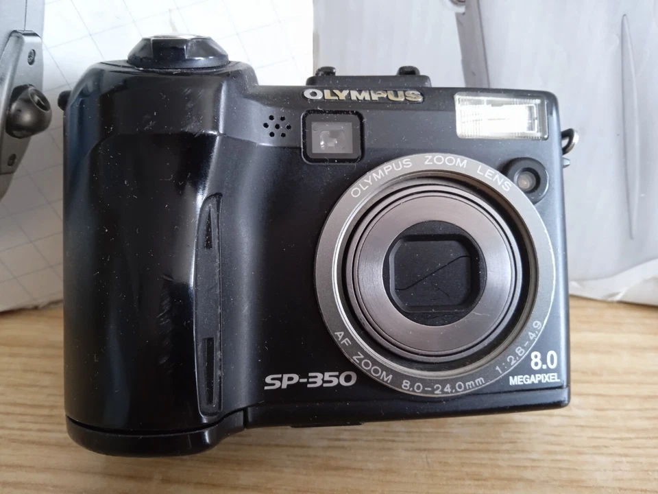 🔰 Olympus SP-350 8MP  Compact Digital Camera    Tested - Image 2 of 4