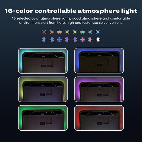 19" MP5 Player car roof monitor LCD TFT overhead screen Flip down built-in IR - Picture 8 of 18