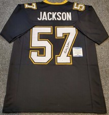 NEW ORLEANS SAINTS RICKEY JACKSON AUTOGRAPHED SIGNED JERSEY BECKETT  COA   
