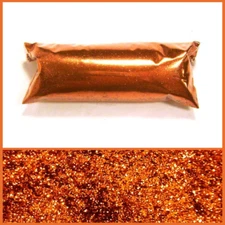 Bright Orange .008" Very Fine Glitter,  Loose Solvent Resistant, Premium Glitter