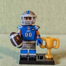 Detroit Lions Football Building Block Mini Figure Detroit Lions Football Building Block Mini Figure