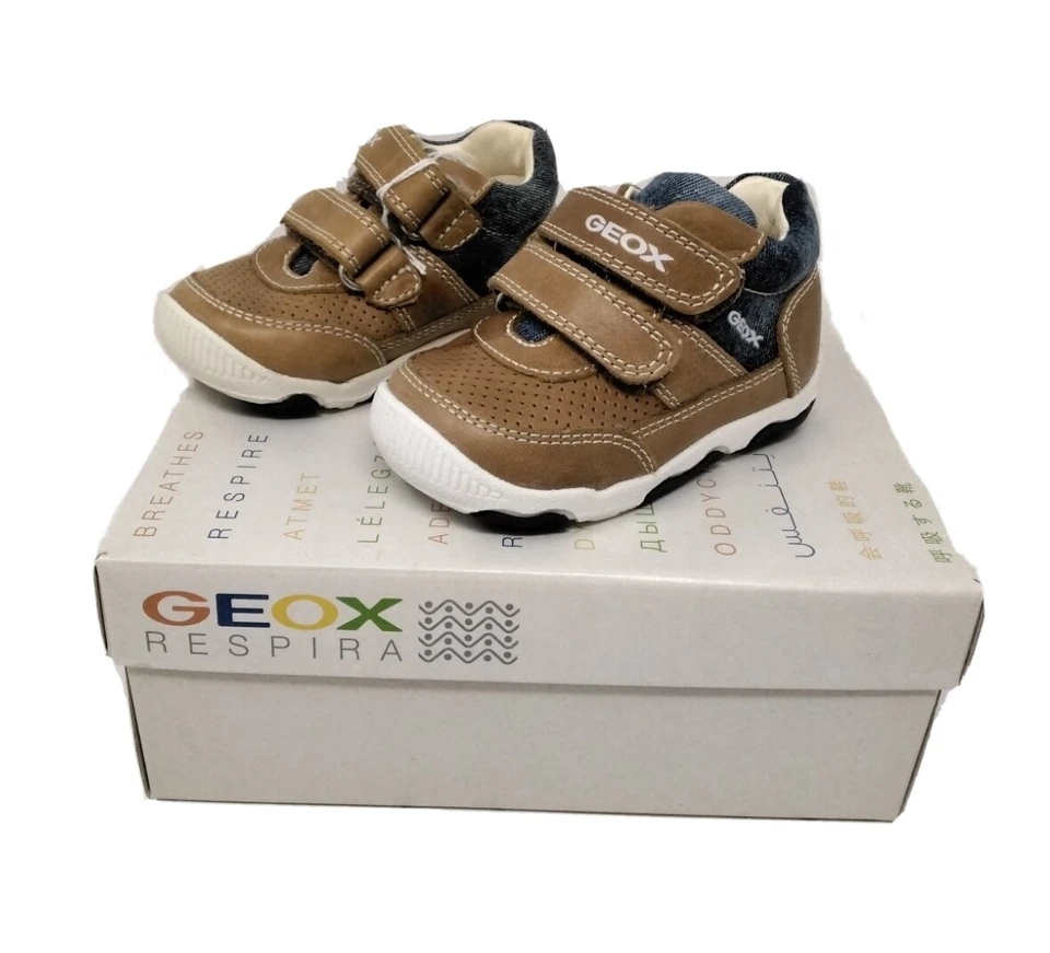 Geox Respira B N.Balu B.A- Bebé Niño (Talla 4)- Informal- Marrón- *Nuevo* Con Defectos Foto 3 de 4
