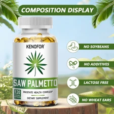 Prostate Support - Saw Palmetto - Reduce Frequent Urination, Stamina supplement