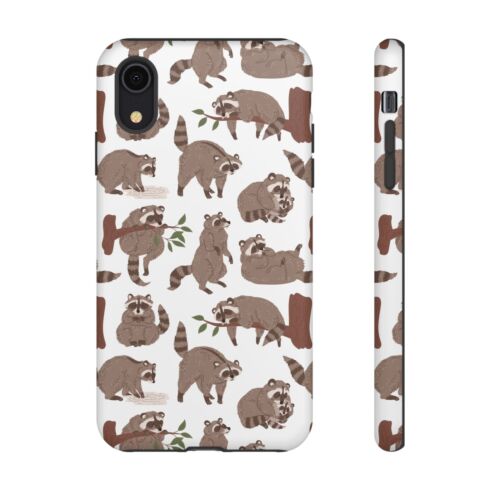 Raccoon Forest Phone Case - Cute Woodland Design, Animal Lover Gift - Dual Layer - Picture 62 of 177