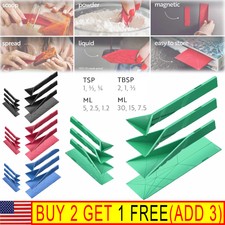 Polygons Flat 3-in-1 Measuring Spoons - 2 Spo...
