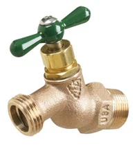 Arrowhead Brass 1/2 in. Compression x 3/4 in. Male Hose Thread No-Kink Hose Bibb