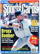2001 SC Magazine  Jeter Cover  w Fleer 6 Card Sheet Inside & CGB Rookie Card
