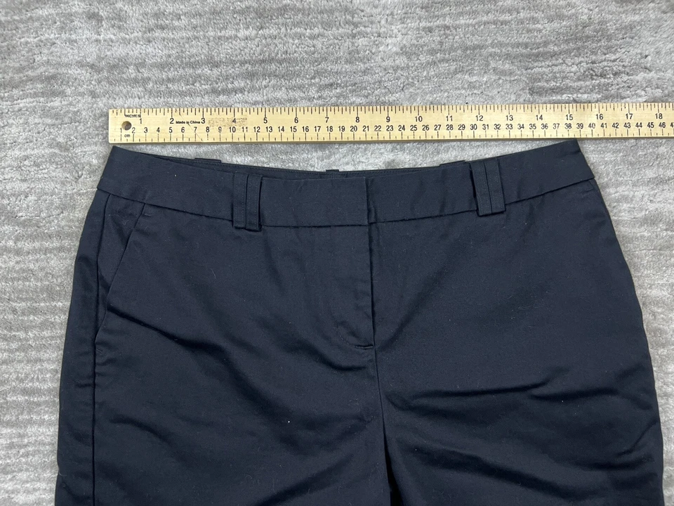 Worthington Shorts Womens 4 Black Cotton Blend Flat Front Modern Fit Chino - Image 4 of 4