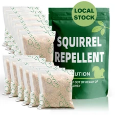 Squirrel Repellent Outdoor, Chipmunk Repellent Indoor 12 packs