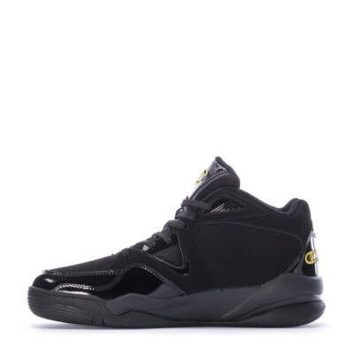 black and gold champion shoes